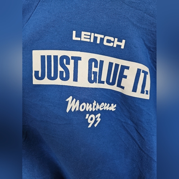Vintage Montreux '93 Leitch Just Glue It Crewneck - Picture 3 of 7